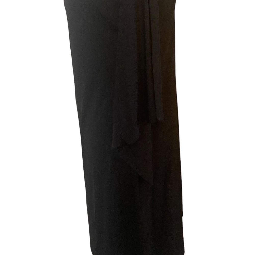 Kokoon LBD batwing notched collar Size M black Made in USA - Picture 2 of 8